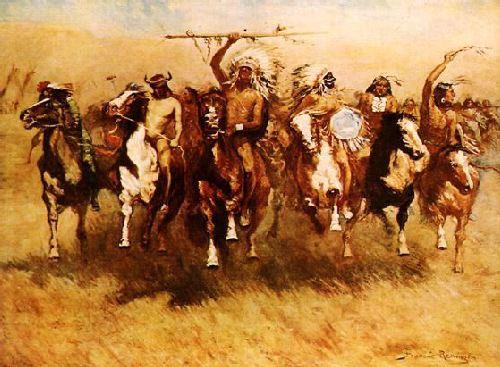 Frederick Remington Victory Dance Germany oil painting art